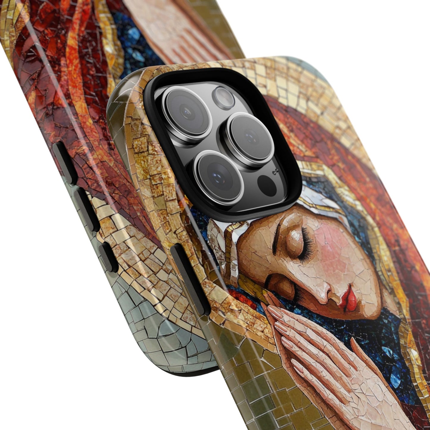 Virgin Mary Phone Case, Catholic Phone Case, Christian Aesthetic Case, Religious iPhone Case, Saint Art Case, Faith Gift