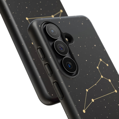 Leo Zodiac Constellation Phone Case – Luxe Gold Celestial Cover
