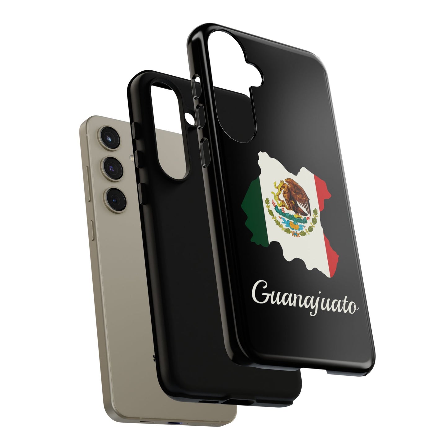 Guanajuato Mexico Flag Map Phone Case | Mexican American Pride Tough Case for iPhone & Samsung