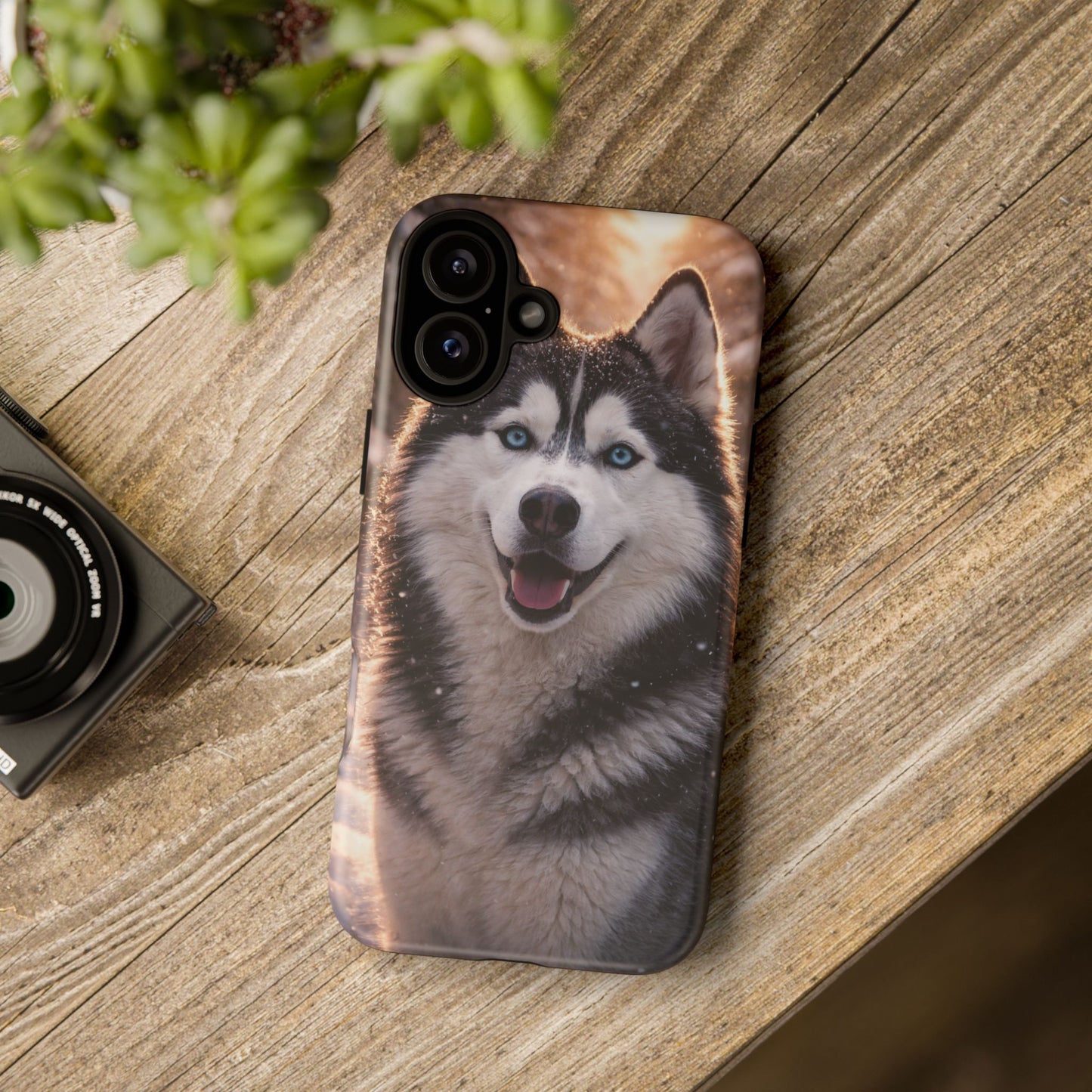 Siberian Husky Tough Phone Case | Blue Eyes Dog Cover Protective iPhone Case