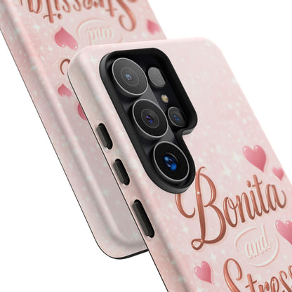Bonita Stressita Phone Case Cute Latina Aesthetic Pink Coquette Case