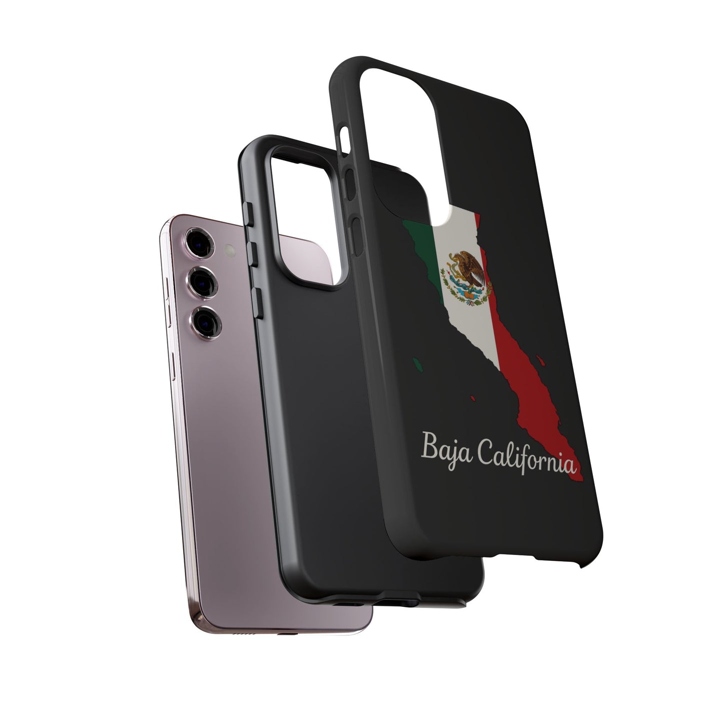 Baja California Mexico Flag Map Phone Case | Mexican American Pride Tough Case for iPhone & Samsung