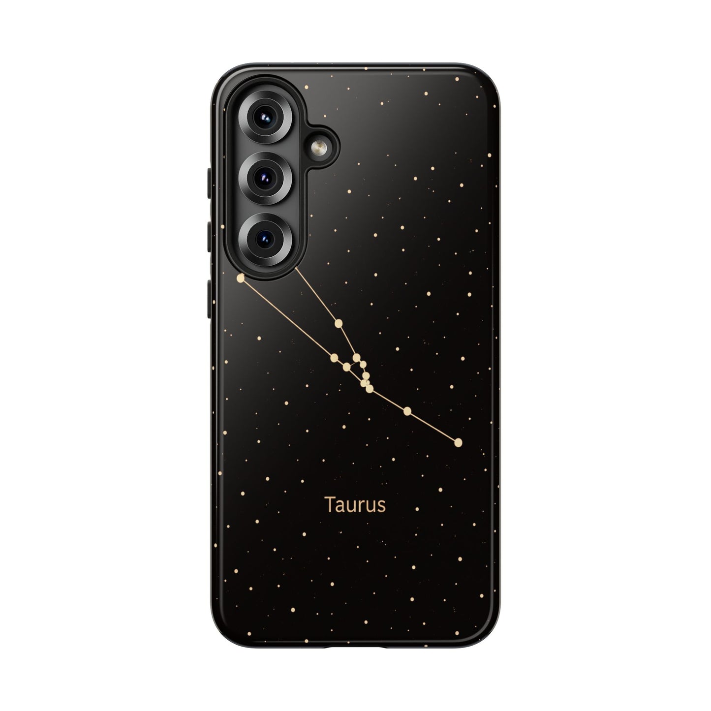 Taurus Zodiac Constellation Phone Case – Luxe Gold Celestial Cover