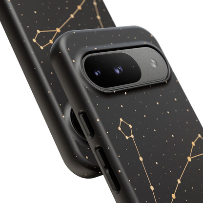 Pisces Zodiac Constellation Phone Case – Luxe Gold Celestial Cover