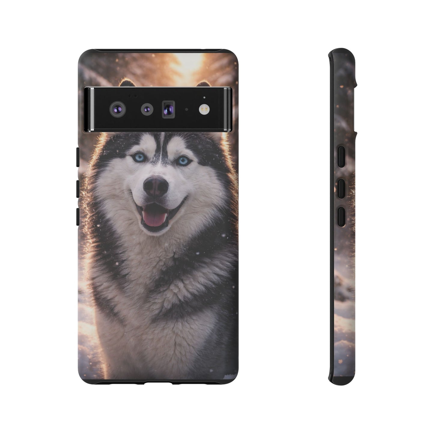 Siberian Husky Tough Phone Case | Blue Eyes Dog Cover Protective iPhone Case