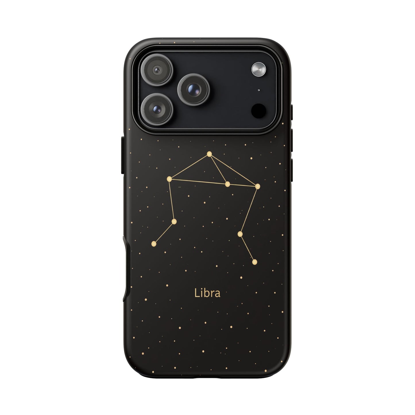 Libra Zodiac Constellation Phone Case – Luxe Gold Celestial Cover