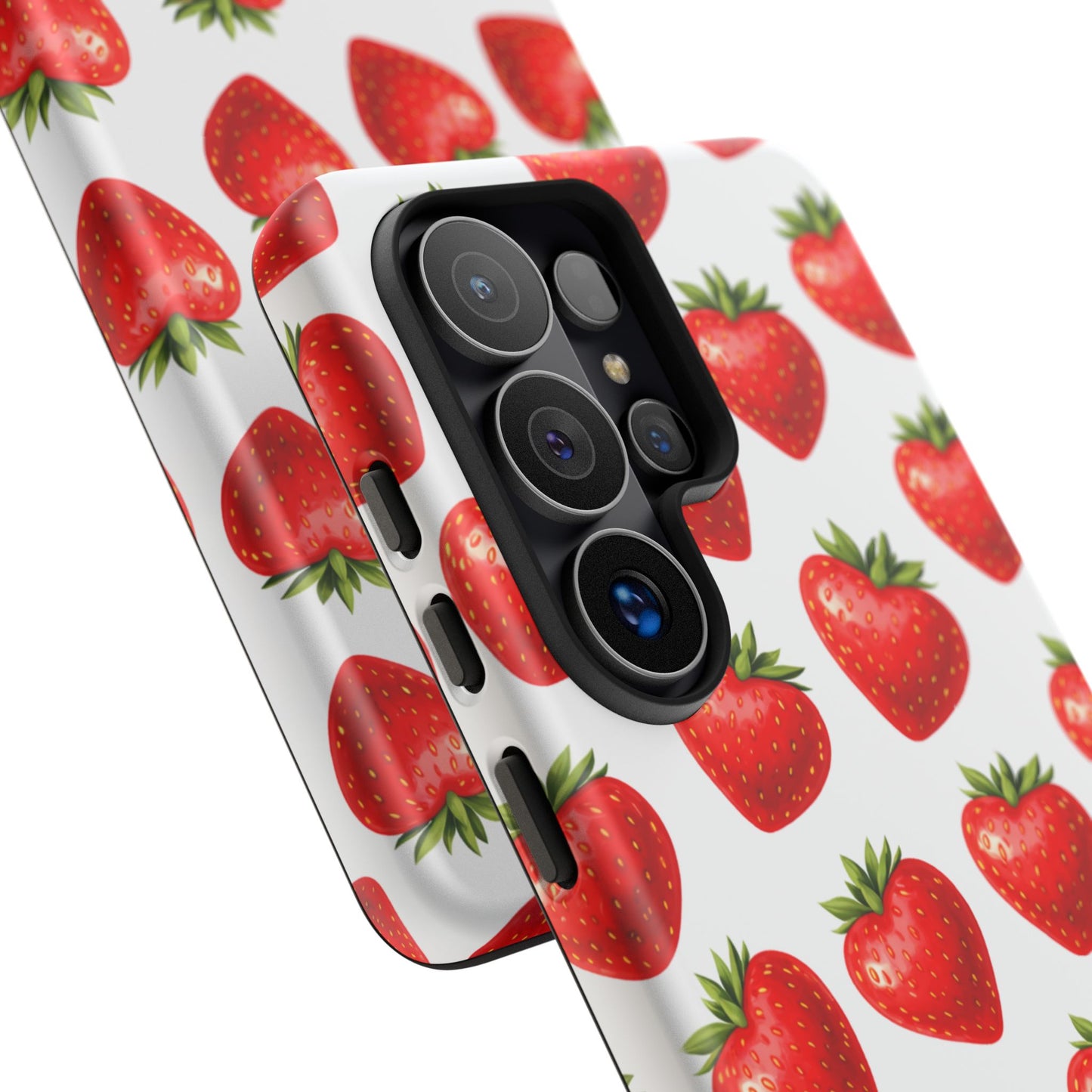 Cute Strawberry Phone Case – Aesthetic Fruit Pattern Protective Cover for Iphone, Samsung Galaxy and Pixel