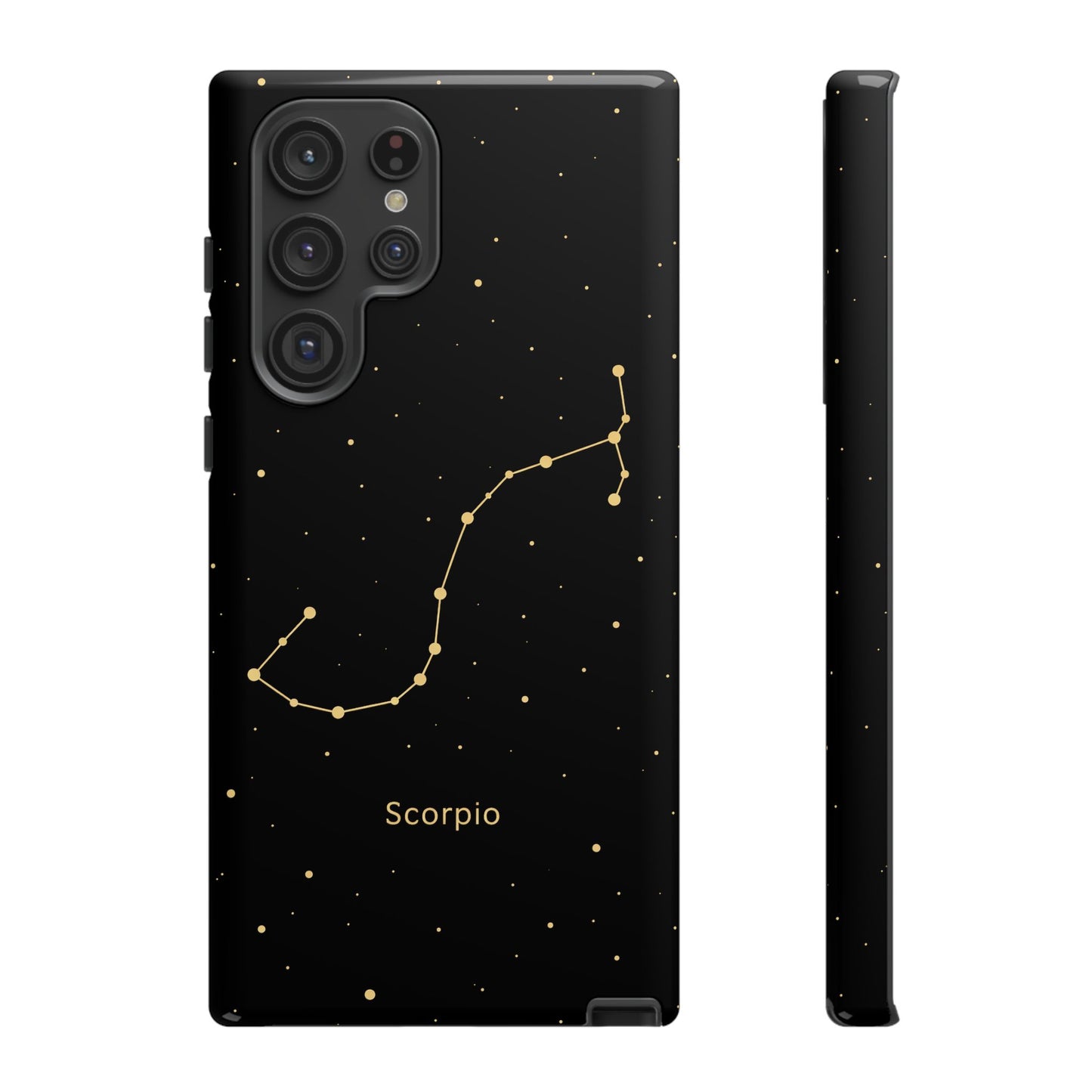 Scorpio Zodiac Constellation Phone Case – Luxe Gold Celestial Cover