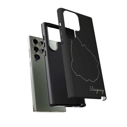 Uruguay Outline Phone Case – Minimal Country Map Tough Case (iPhone, Samsung, Pixel)