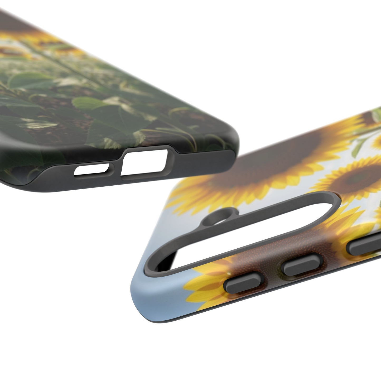Sunflower Field Phone Case | Golden Hour Floral Aesthetic | Bright Summer Tough Case