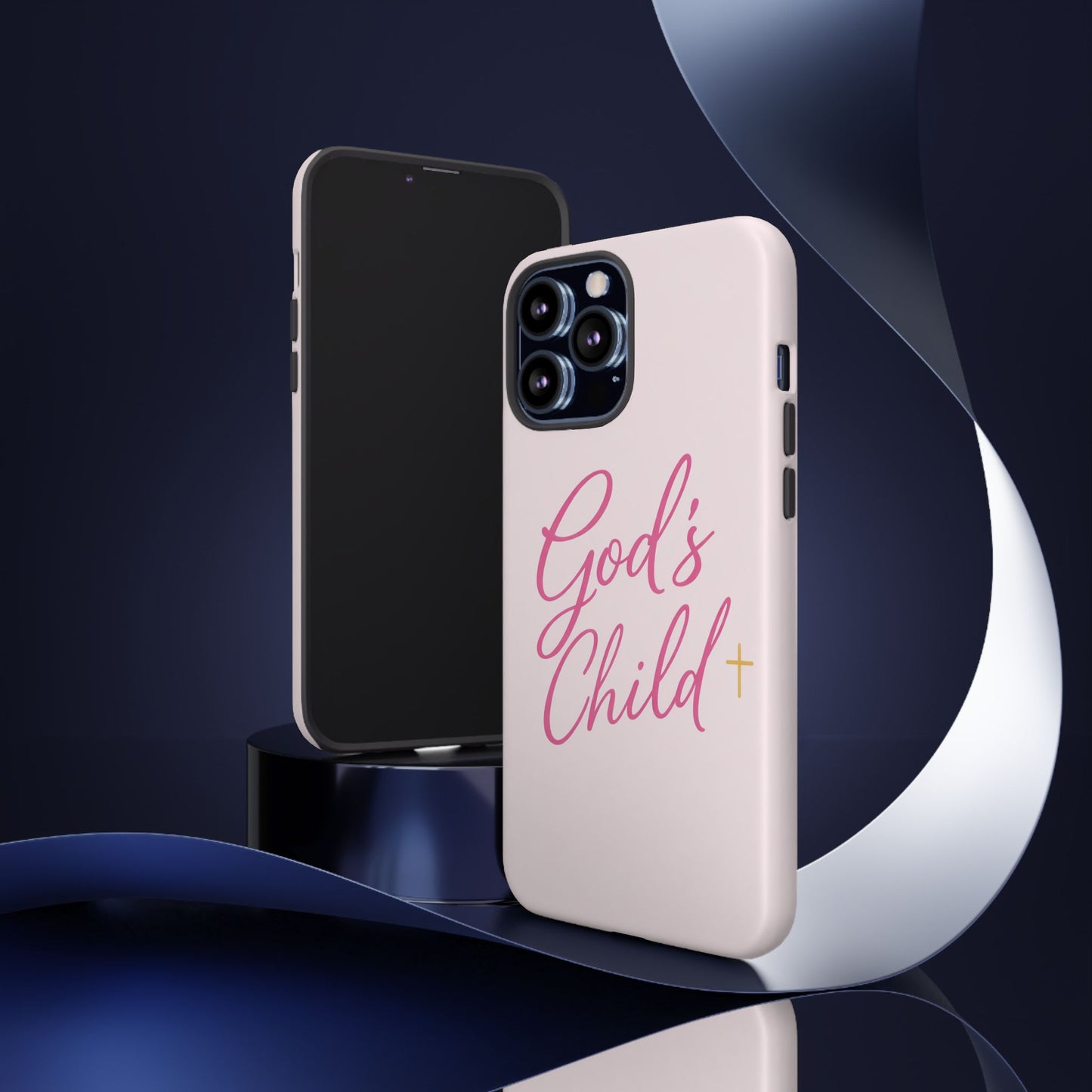 Gods Child Phone Case Christian Pink Aesthetic Tough iPhone Case