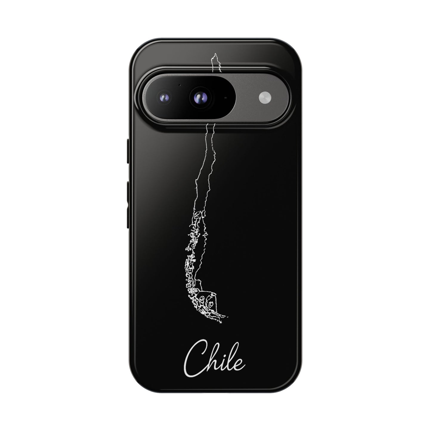 Chile Outline Phone Case – Minimal Country Map Tough Case (iPhone, Samsung, Pixel)