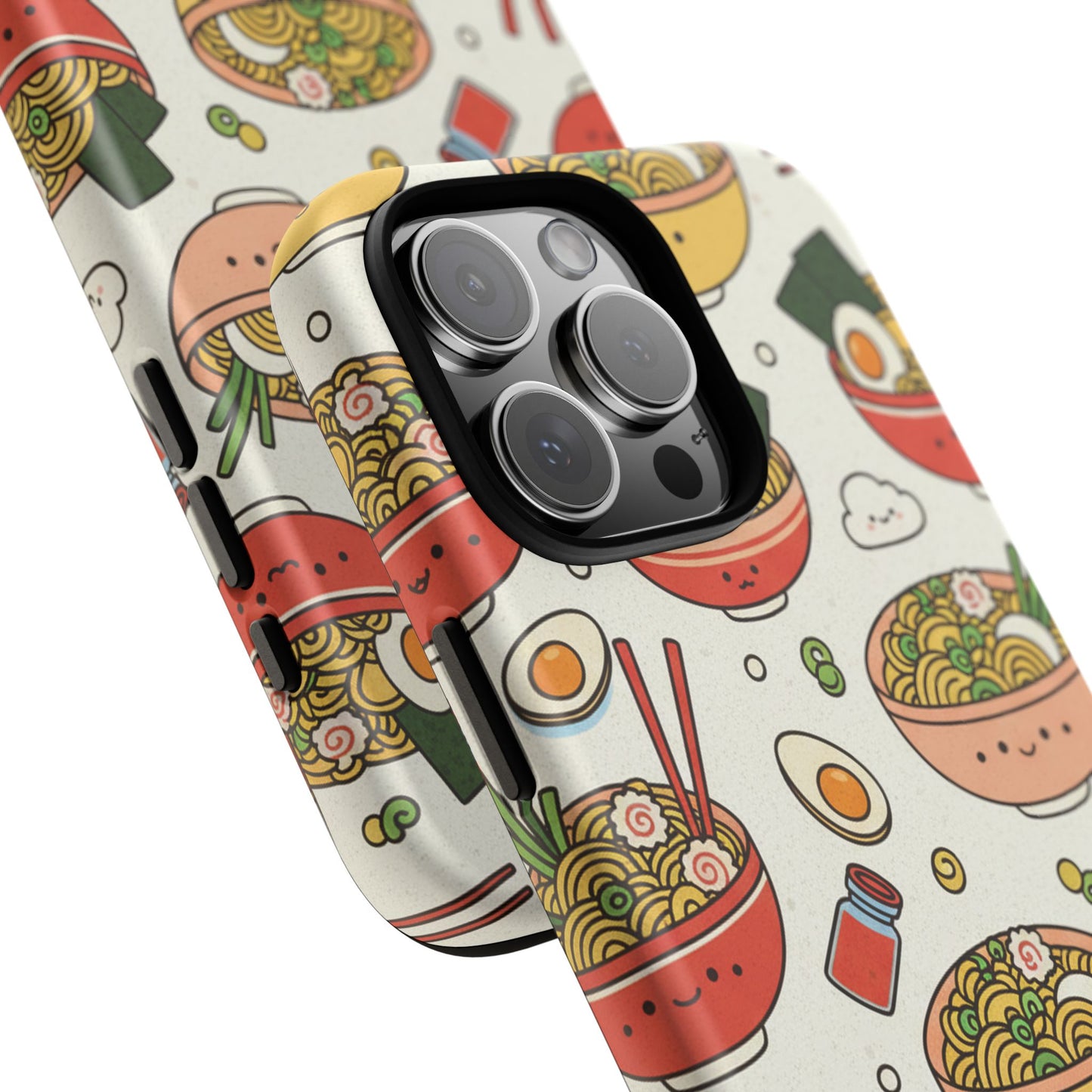 Kawaii Ramen Phone Case – Cute Japanese Food Pattern | Noodle Bowl Aesthetic Case