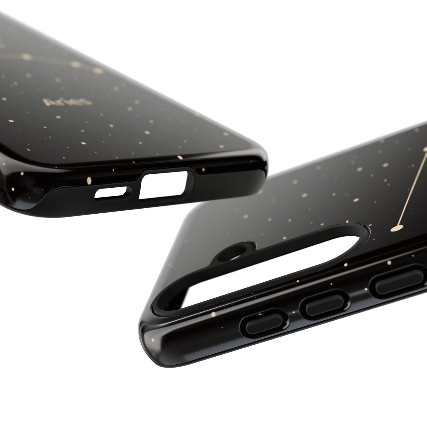 Aries Zodiac Constellation Phone Case – Luxe Gold Celestial Cover
