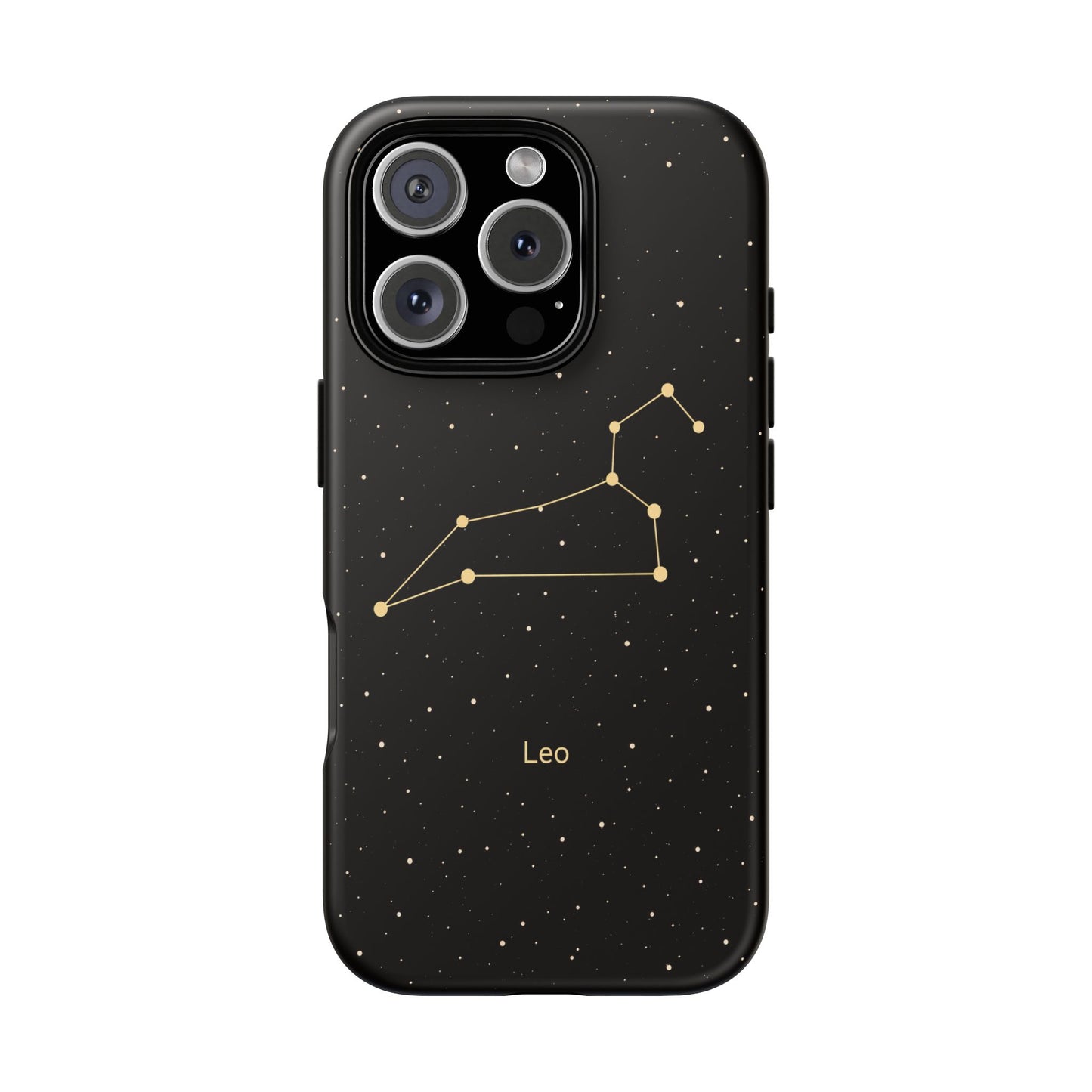 Leo Zodiac Constellation Phone Case – Luxe Gold Celestial Cover