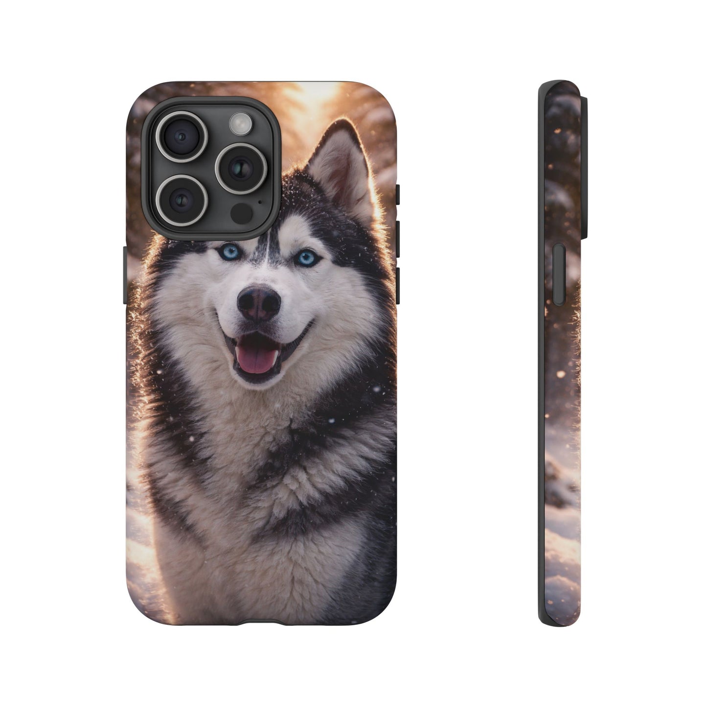 Siberian Husky Tough Phone Case | Blue Eyes Dog Cover Protective iPhone Case
