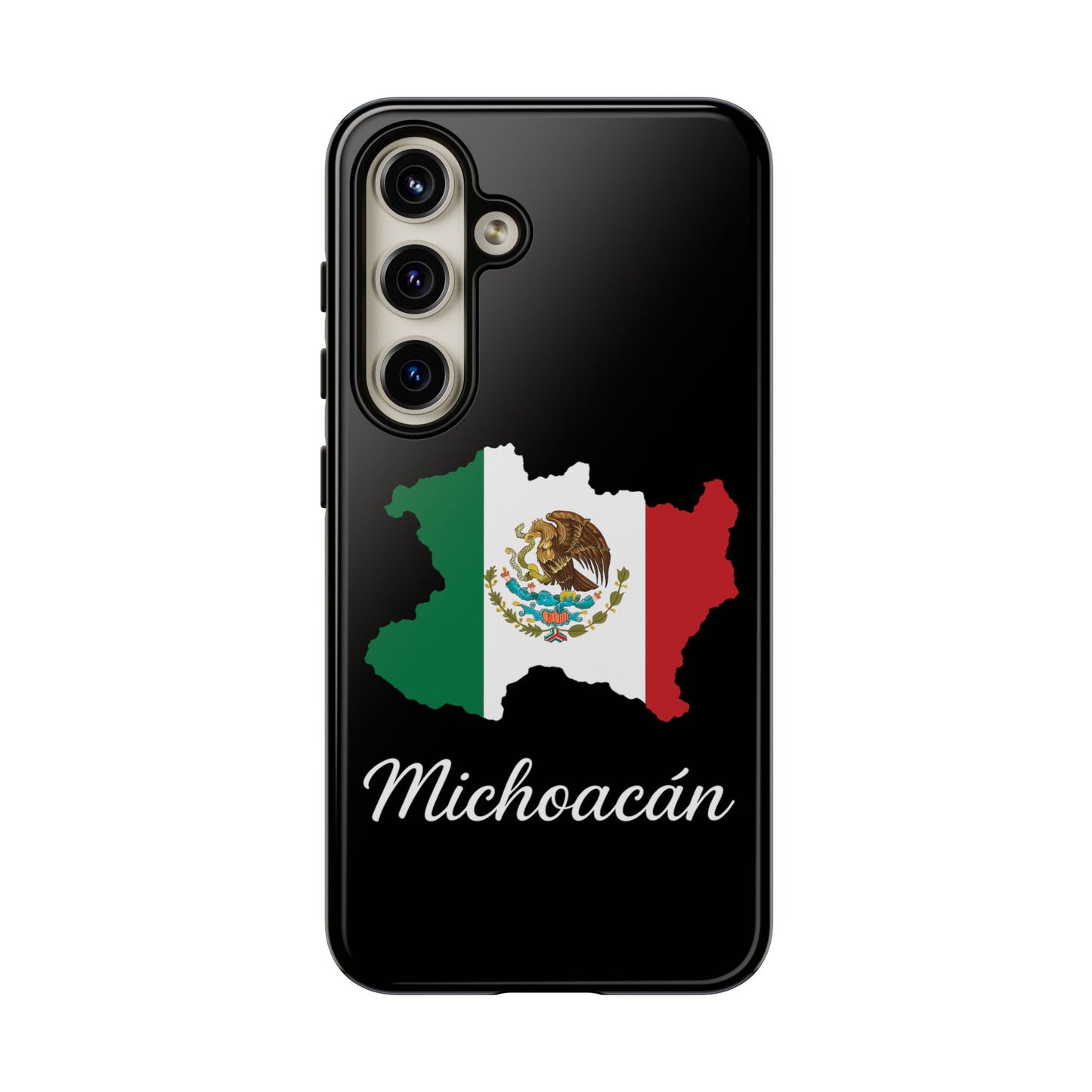 Michoacán Mexico Flag Map Phone Case | Mexican American Pride Tough Case for iPhone & Samsung