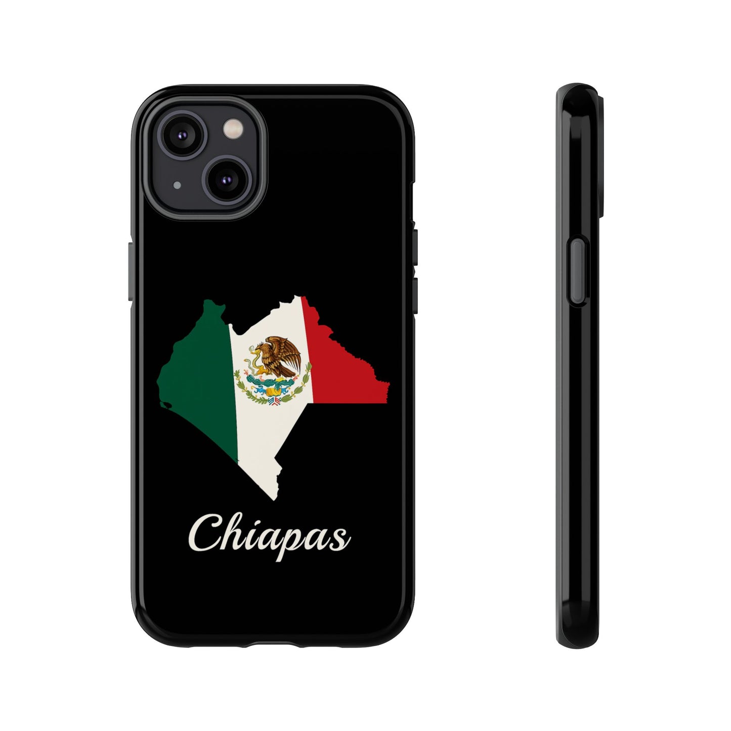 Chiapas Mexico Flag Map Phone Case | Mexican American Pride Tough Case for iPhone & Samsung