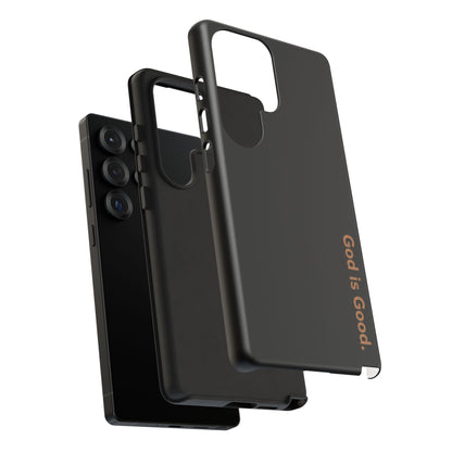 God Is Good Phone Case Minimal Aesthetic Christian Tough Cover
