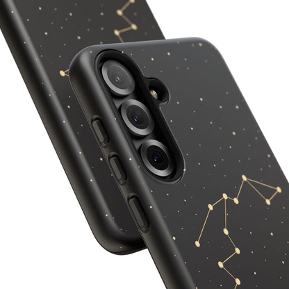 Aquarius Zodiac Constellation Phone Case – Luxe Gold Celestial Cover
