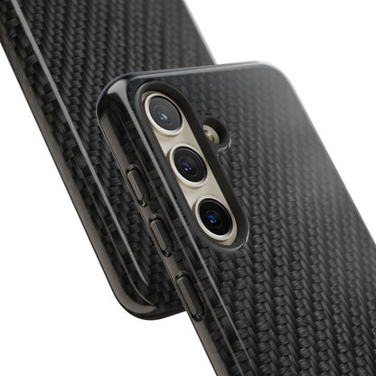 Carbon Fiber Inspired Phone Case – Rugged Slim Protective Tech Case for iPhone & Samsung