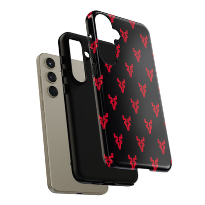 Mazatlán Bull Phone Case – Black Red Streetwear Tough Shockproof Cover