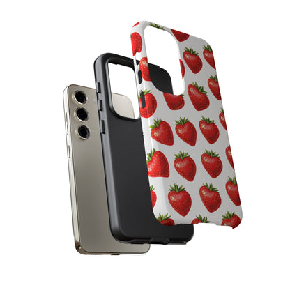 Cute Strawberry Phone Case – Aesthetic Fruit Pattern Protective Cover for Iphone, Samsung Galaxy and Pixel