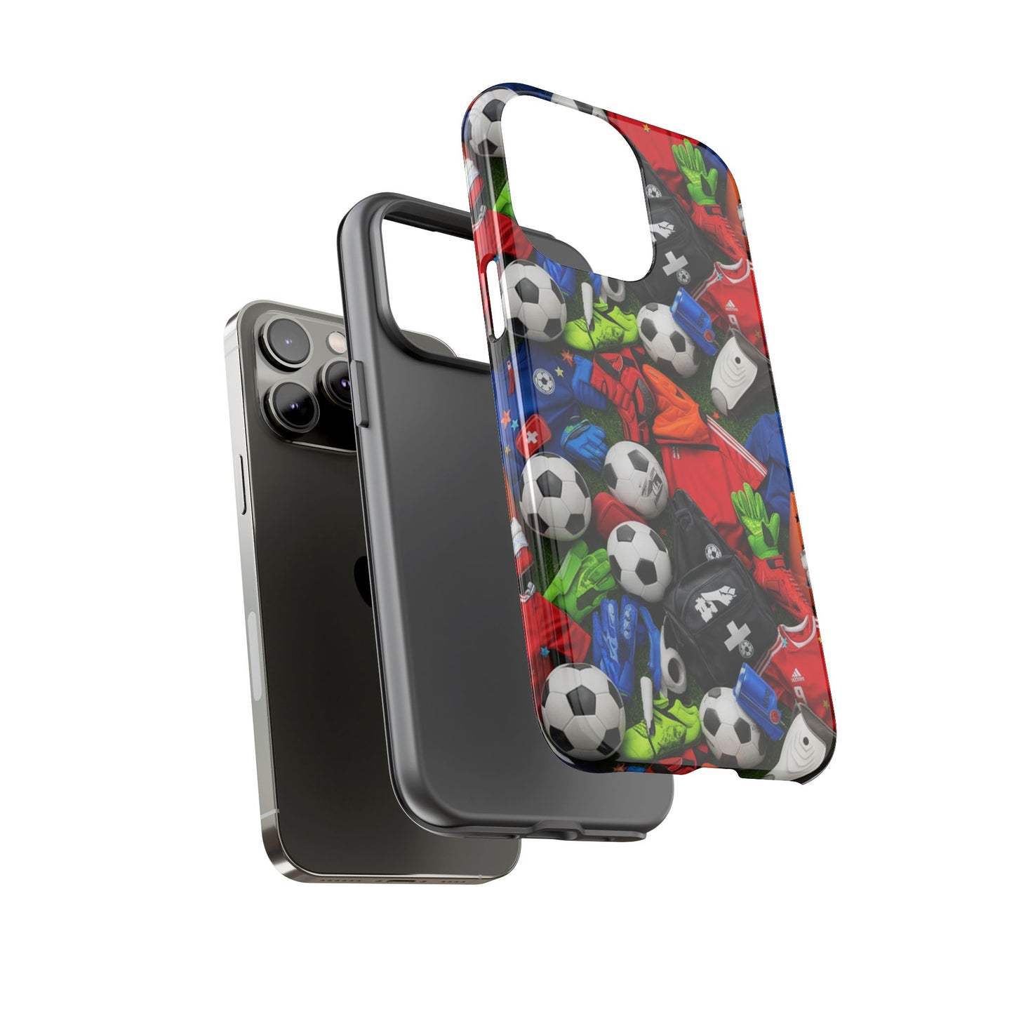 Soccer Ball Pattern Phone Case – Sports Fan Tough Protective Game Day Case