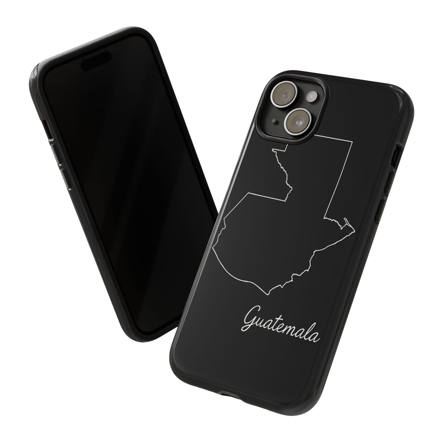 Guatemala Outline Phone Case – Minimal Country Map Tough Case (iPhone, Samsung, Pixel)