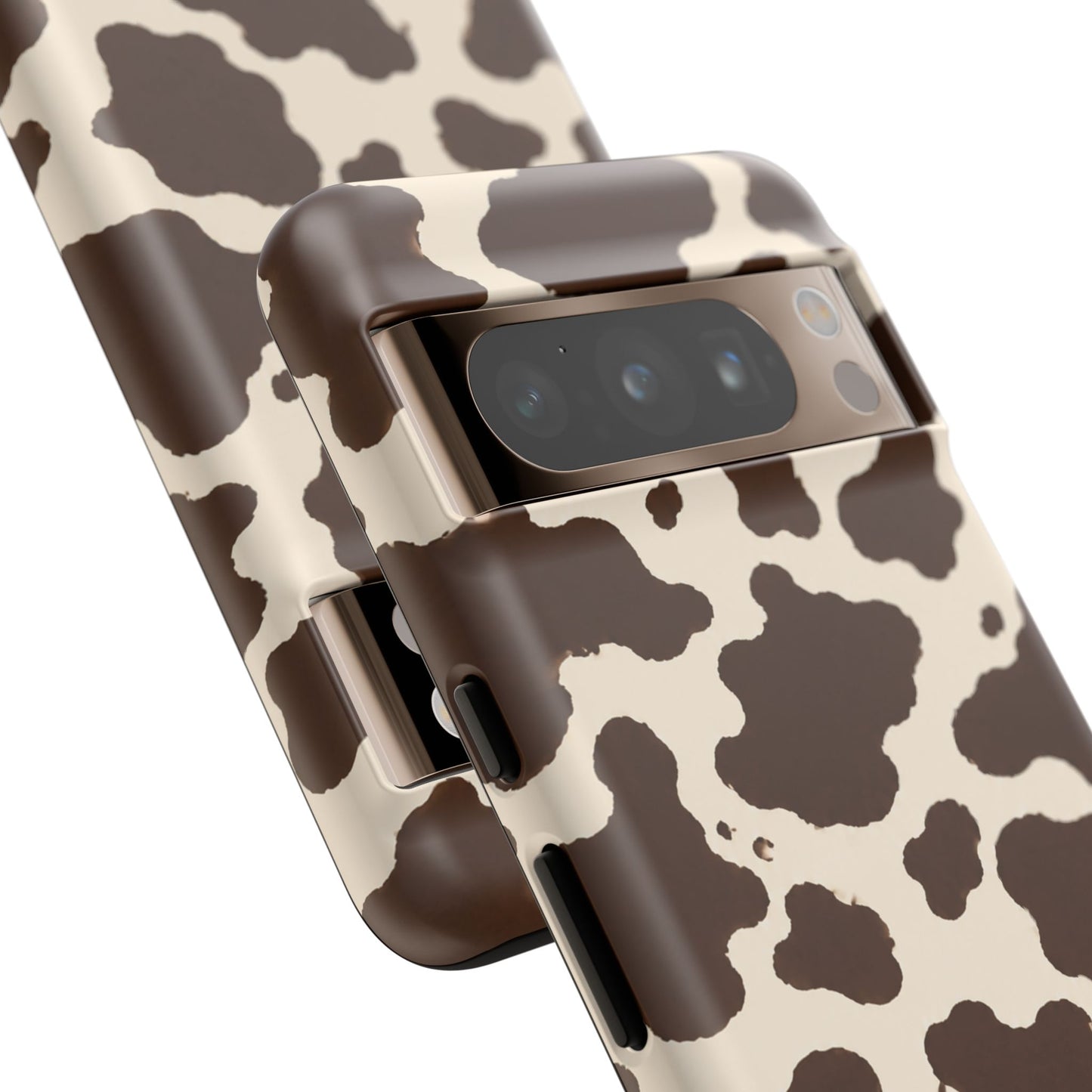 Western Cow Print Tough Phone Case for iPhone Samsung Galaxy Pixel