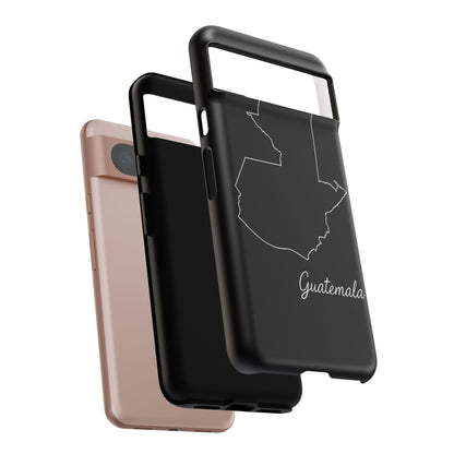 Guatemala Outline Phone Case – Minimal Country Map Tough Case (iPhone, Samsung, Pixel)