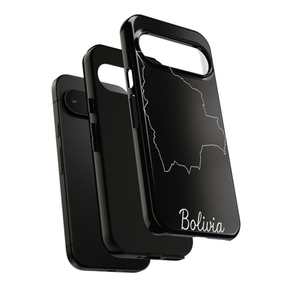 Bolivia Outline Phone Case – Minimal Country Map Tough Cover