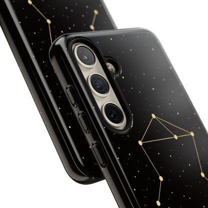 Libra Zodiac Constellation Phone Case – Luxe Gold Celestial Cover