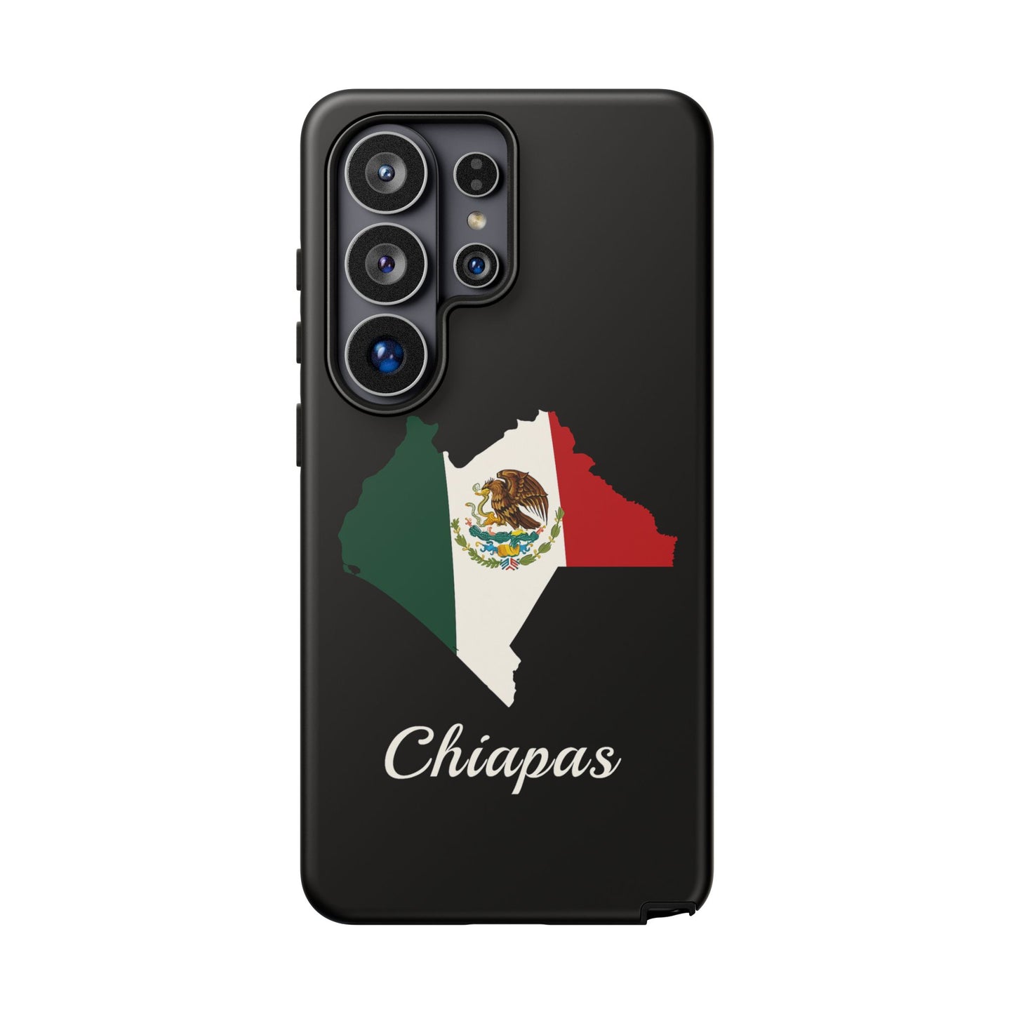 Chiapas Mexico Flag Map Phone Case | Mexican American Pride Tough Case for iPhone & Samsung