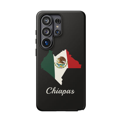 Chiapas Mexico Flag Map Phone Case | Mexican American Pride Tough Case for iPhone & Samsung