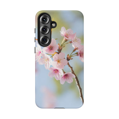 Cherry Blossom Phone Case – Pink Floral Tough Case (iPhone, Samsung Galaxy, Pixel)