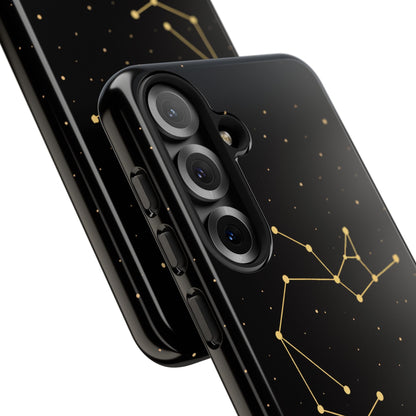 Sagittarius Zodiac Constellation Phone Case – Luxe Gold Celestial Cover