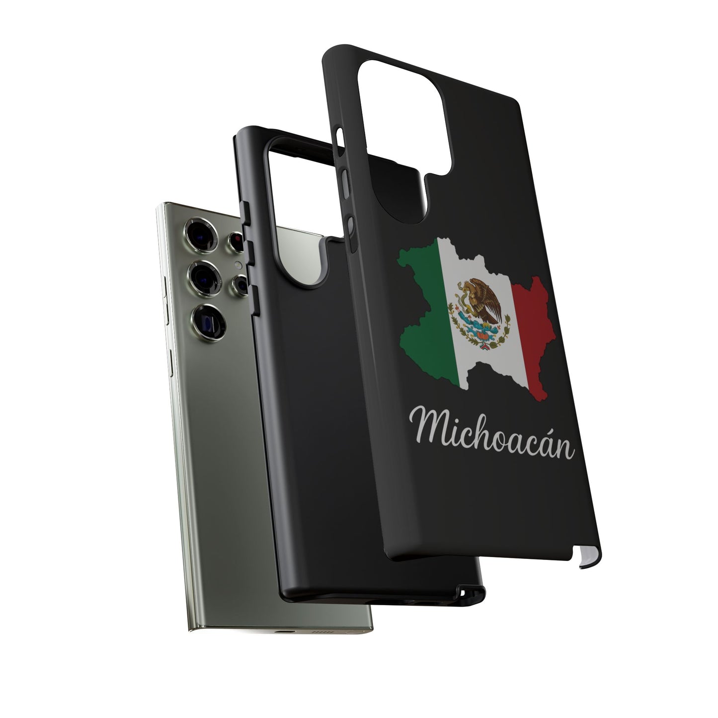 Michoacán Mexico Flag Map Phone Case | Mexican American Pride Tough Case for iPhone & Samsung