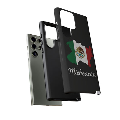 Michoacán Mexico Flag Map Phone Case | Mexican American Pride Tough Case for iPhone & Samsung