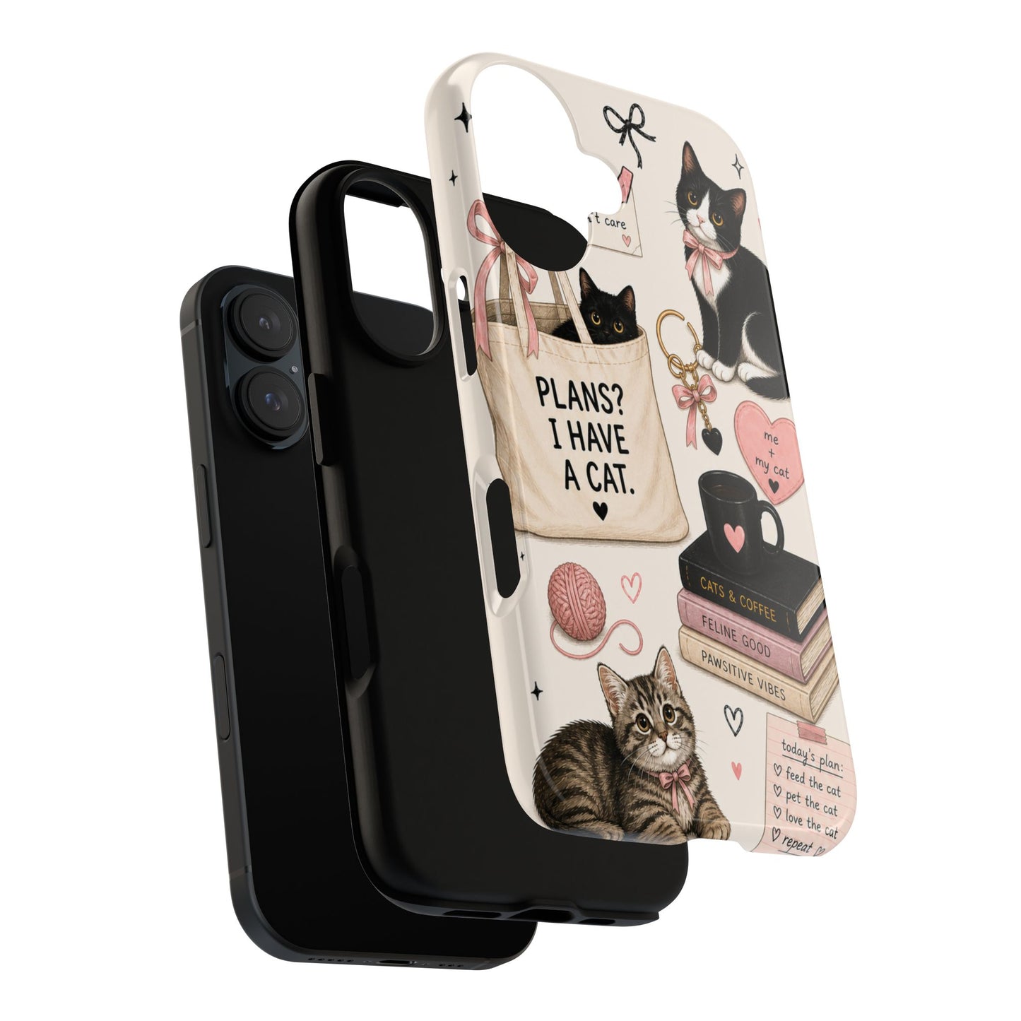 Cat Lover Phone Case | Plans? I Have A Cat Cute Aesthetic Cover