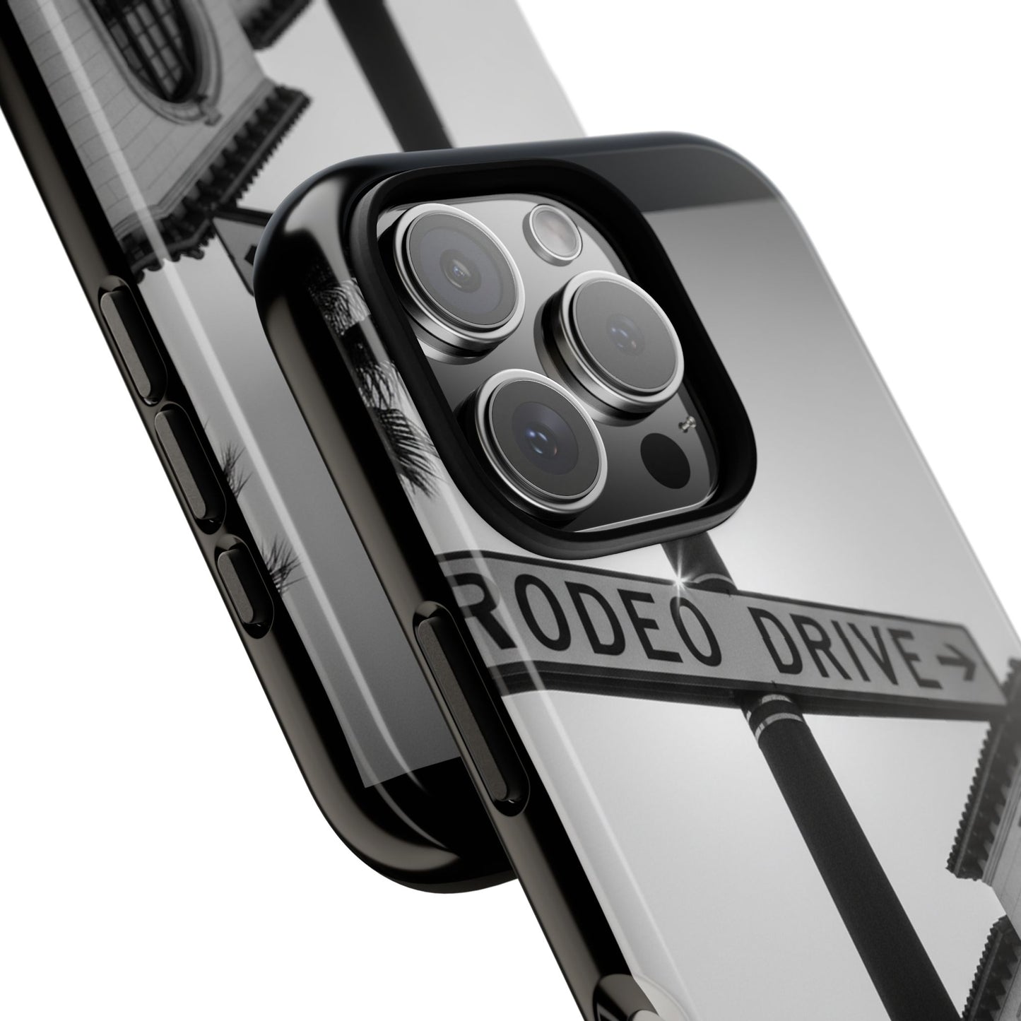 Rodeo Drive Phone Case | Los Angeles Aesthetic Black & White Photography | Luxury LA Street Tough Case for iPhone & Samsung