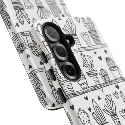 Cactus Succulent Phone Case Cute Plant Aesthetic iPhone Samsung Cover