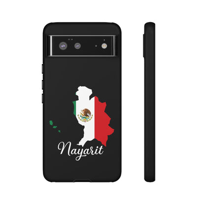 Nayarit Mexico Flag Map Phone Case | Mexican American Pride Tough Case for iPhone & Samsung