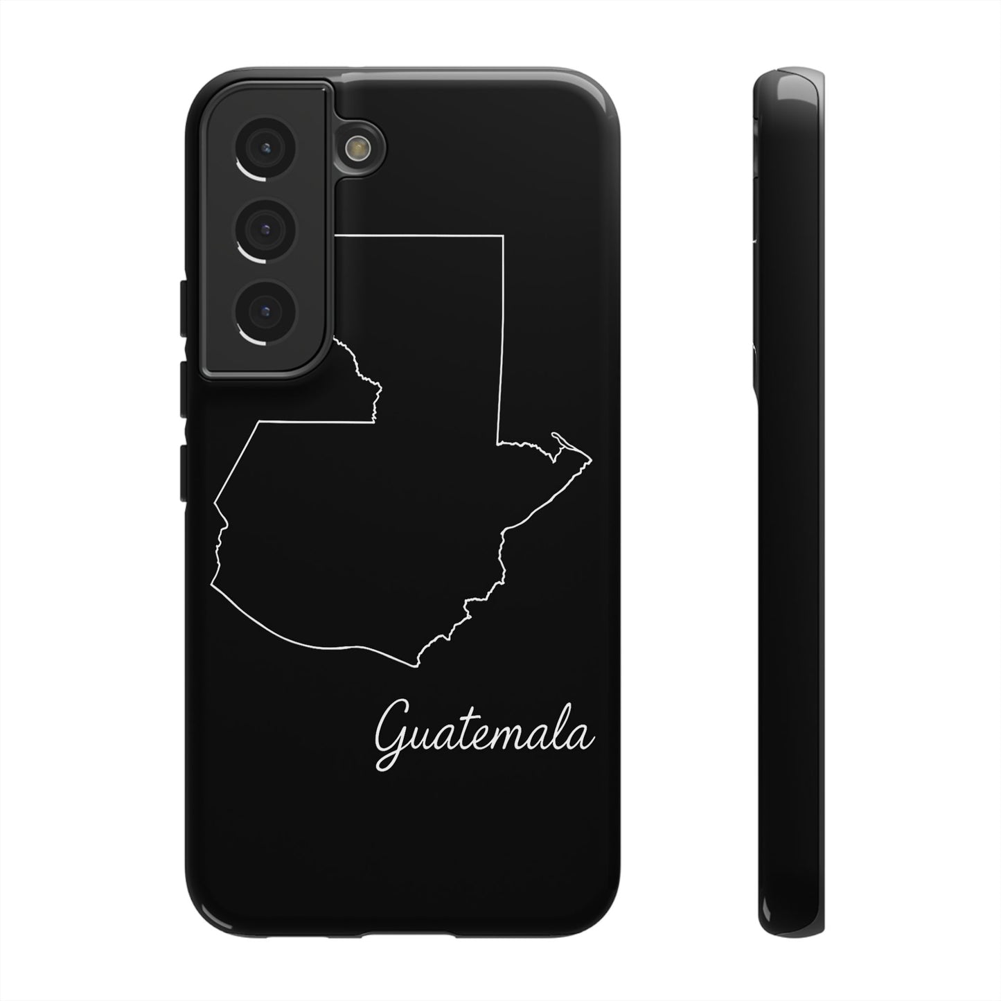 Guatemala Outline Phone Case – Minimal Country Map Tough Case (iPhone, Samsung, Pixel)