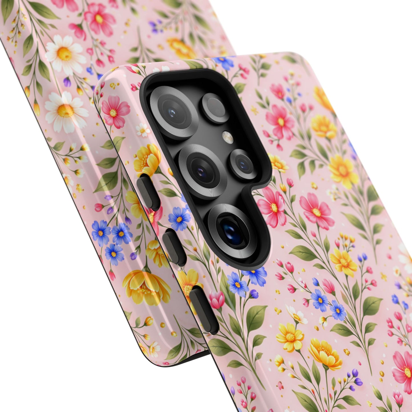 Wildflower Floral Phone Case Vintage Spring Meadow Tough Cover