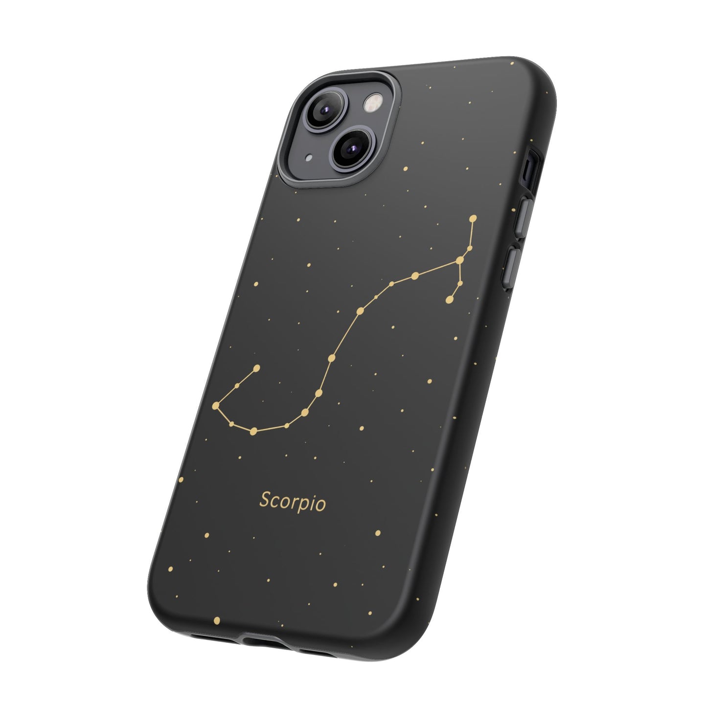 Scorpio Zodiac Constellation Phone Case – Luxe Gold Celestial Cover
