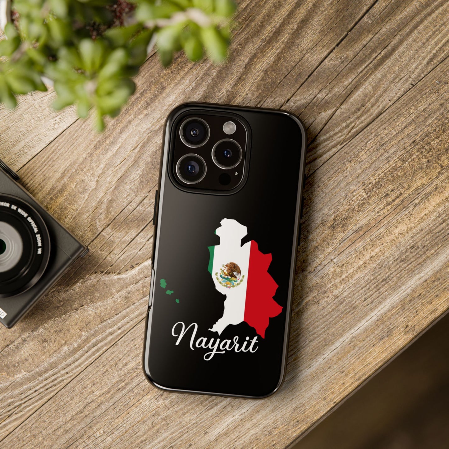 Nayarit Mexico Flag Map Phone Case | Mexican American Pride Tough Case for iPhone & Samsung