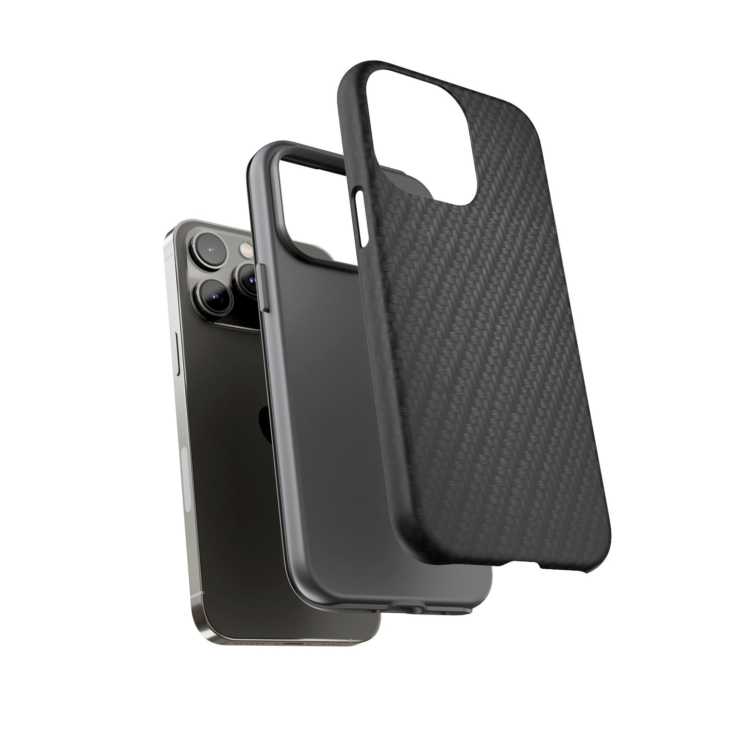 Carbon Fiber Inspired Phone Case – Rugged Slim Protective Tech Case for iPhone & Samsung