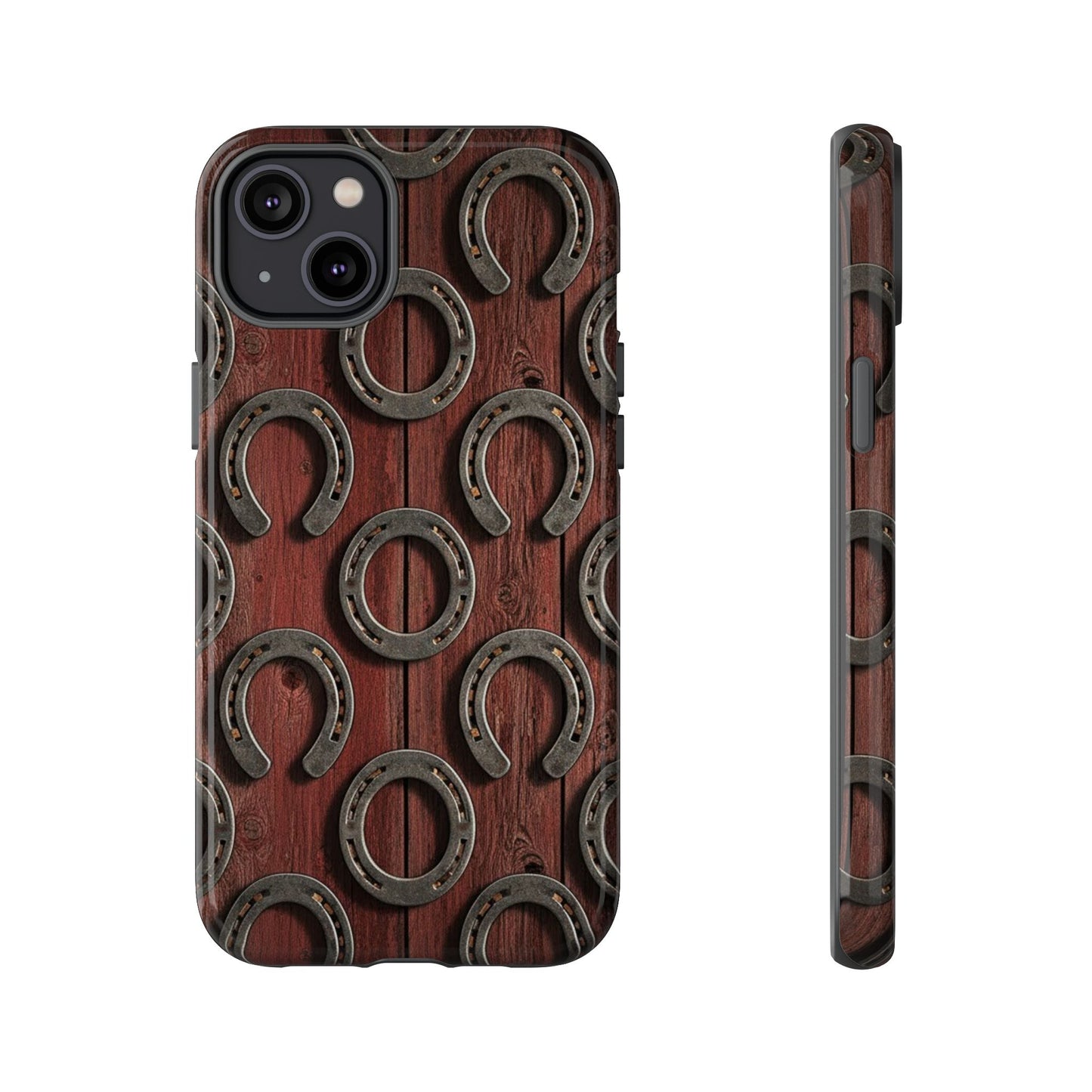 Rustic Horseshoe Western Phone Case – Cowboy Country Ranch Tough Case