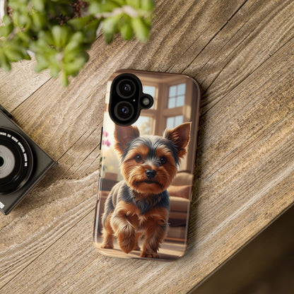 Yorkshire Terrier Phone Case – Cute Yorkie Puppy Tough Case (iPhone, Samsung, Pixel)